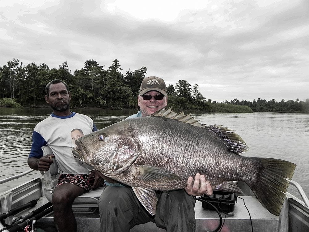 papuan black bass niugini charters papua new guinea bob daly report