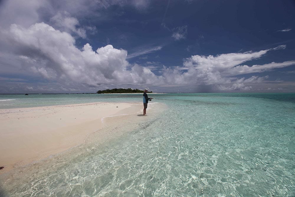 rock expeditions report giant trevally papua new guinea reef camp beach fishing tour