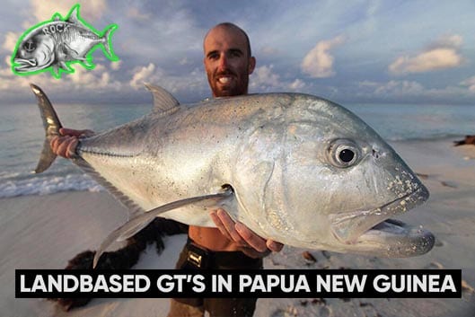 giant trevally from shore gt popping topwater charters shore feature image