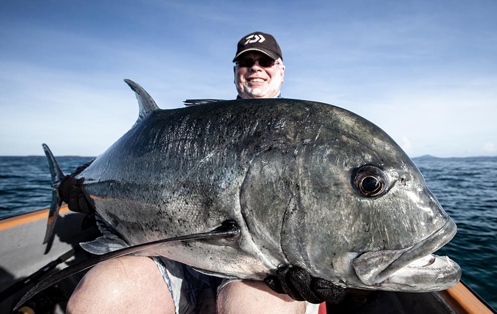 Sportfishing in PNG for Giant Trevally and Dogtooth Tuna