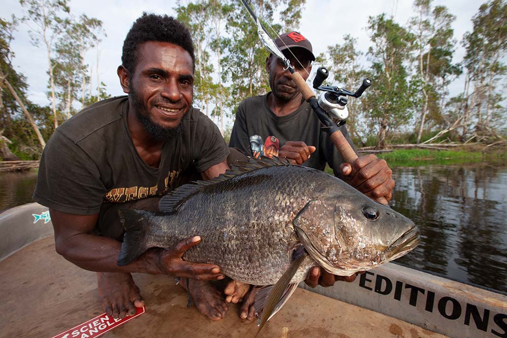papuan black bass sportfishing png fly fishing papua new guinea 46 1